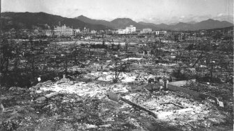 War Department Photograph of Hiroshima after Atomic Bomb