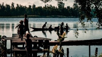 River life in Madagascar 