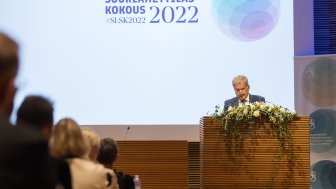 Niinistö spoke at the ambassadors' meeting