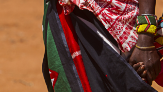 Samburu Women holding hands