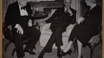 Winston Churchill and Jawaharlal Nehru photographed together