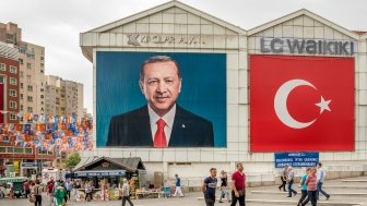 Portrait of Prime Minister Recep Tayyip Erdogan