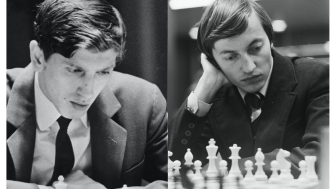 Fischer and Karpov