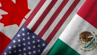 North American flags