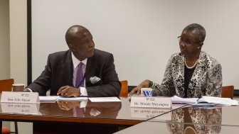 Meeting between the Wilson Center and Hon. Felix Mutati, Finance Minister of the Republic of Zambia