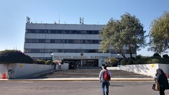 Headquarters of the Instituto Nacional Electoral (INE) Tlalpan, Mexico City.