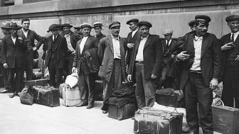 Italian Immigrants at Ellis Island