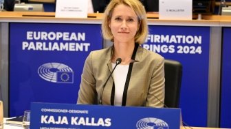 Kaja Kallas at her confirmation hearing for EU High representative of foreign and security affairs