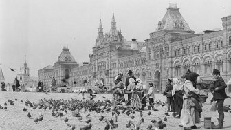 Image: Early 1900s Red Square in Moscow