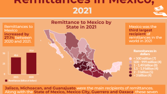 Remittances infographic