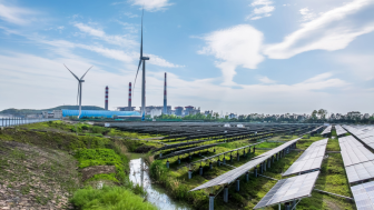 Solar and Wind Energy Farm