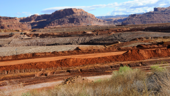 Uranium Mine Tailings Clean-Up near Moab