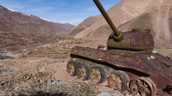 Abandoned Soviet Tank in Afghanistan