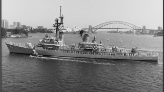 USS Buchanan Visiting Sydney, New South Wales, Australia circa 1985