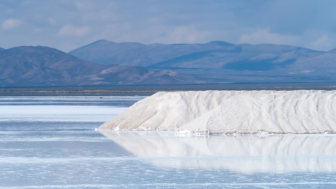 Salinas Grandes, a large salt flat in Jujuy and Salta, Argentina