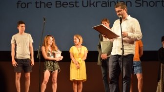 Ukrainian director Valentyn Vasyanovych at the 7th Odessa International Film Festival (2016).