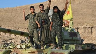 YPG fighters in Syria