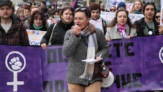 Image: March of Women's Solidarity Against Violence in Kharkiv, Ukraine