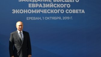 Vladimir Putin before the Supreme Eurasian Economic Council meeting in October 2019. Source: kremlin.ru