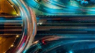 Overhead Image of Expressway in Thailand