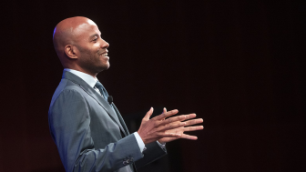 Peniel Joseph at the Lyndon Baines Johnson Presidential Library in 2019