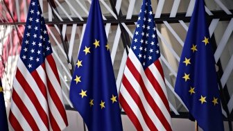 US and EU flags