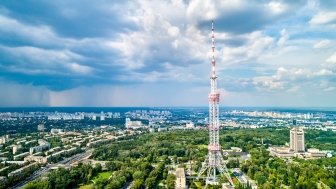 TV Tower in Kyiv, Ukraine