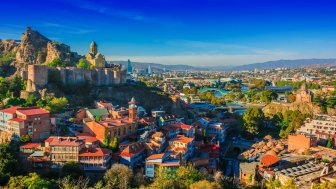 Panoramic view of Tbilisi, Georgia