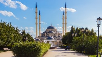 Mosque in Grozny, Russia