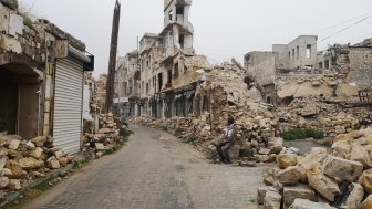 Aleppo damage