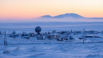 Arctic science research station picture