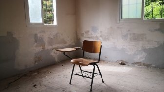 An empty classroom