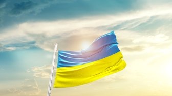 Ukraine flag photo