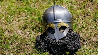 Russian historical military helmet