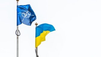 EU and ukraine flag