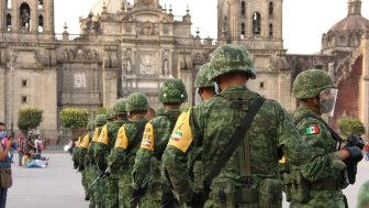 Mexico National Guard Zocalo