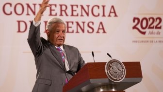 Mexico City, Mexico September 21 2022. Andres Manuel Lopez Obrador, president of Mexico in his morning conference at the national palace