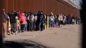 Thousands of migrants seek asylum at the U.S. - Mexico border.