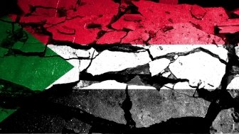 Cracked Sudan Flag