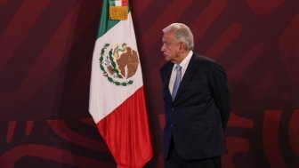 AMLO with flag