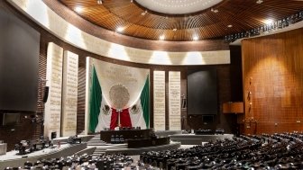 Plenary hall of the Mexican Chamber of Deputies.