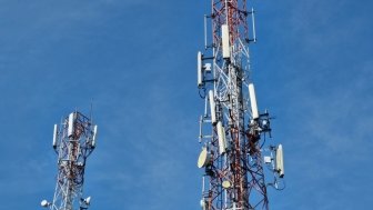 Energy Tower in Mexico. Electric grid and telecommunications.