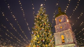 Christmas tree in Kyiv