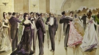 Anna Karenina ball scene illustration