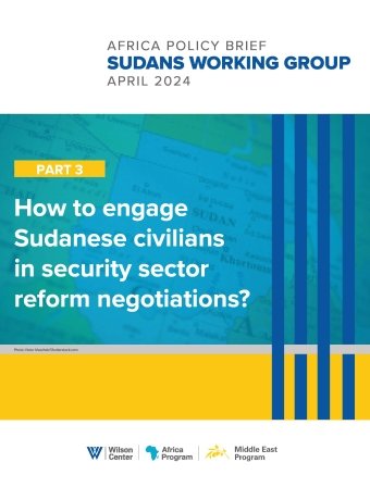 How to engage Sudanese civilians in security sector reform negotiations?