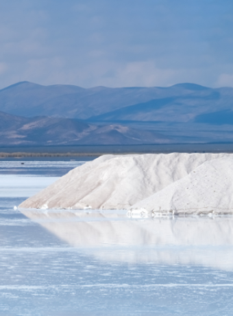 Salinas Grandes, a large salt flat in Jujuy and Salta, Argentina