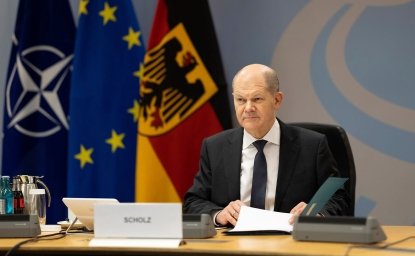 German Chancellor Olaf Scholz