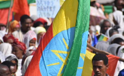  A rally in support of the Prosperity Party Government ahead of the Ethiopian elections