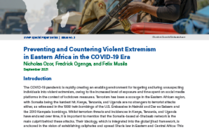 Eastern African Violence COVID SVNP Publication Cover