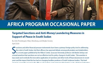 Targeted Sanctions and Anti-Money Laundering Measures in Support of Peace in South Sudan 